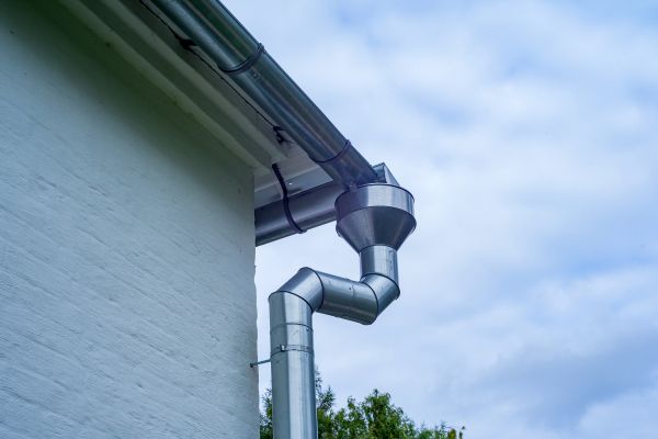 Metal Downspout Replacement in Novi
