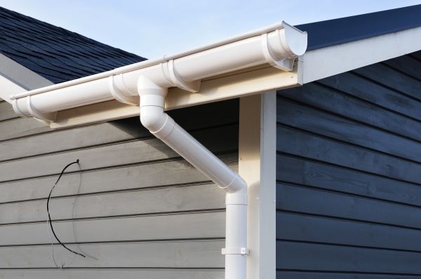 PVC Rain Gutter Installation in Novi
