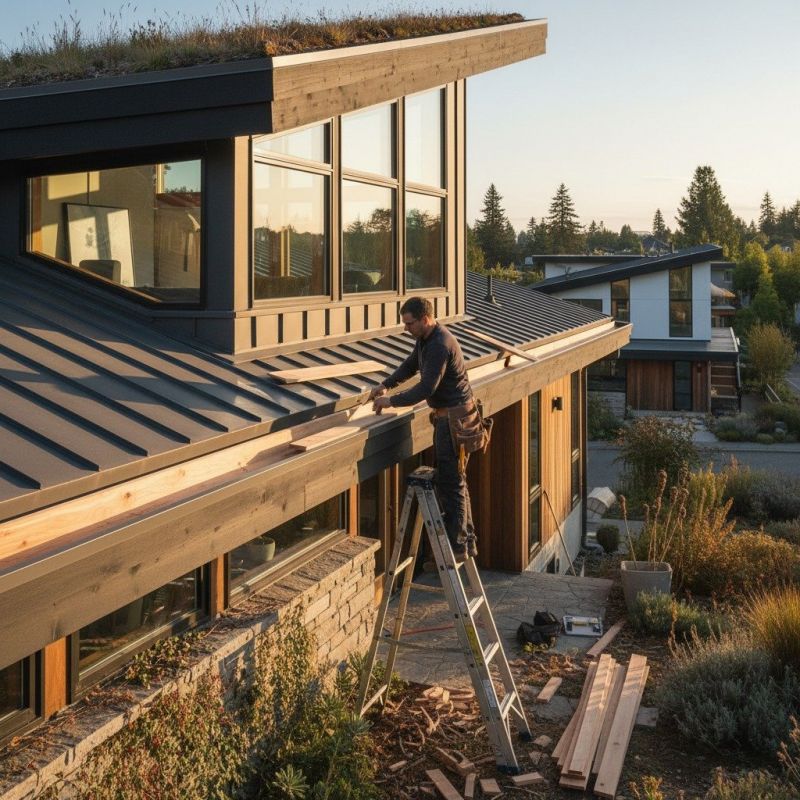 Wood Gutters Installation detail